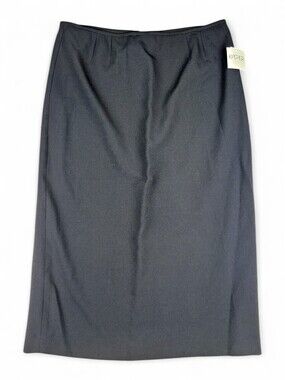Kasper Black Pencil Skirt Plus Size 16 Classic Workwear‎